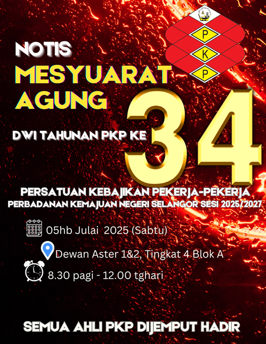 Mesyuarat Agung PKP Ke-34 Sesi 2025/2027